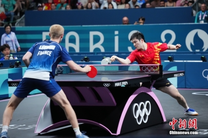 法国队轻取英格兰队，樊振东刷新纪录