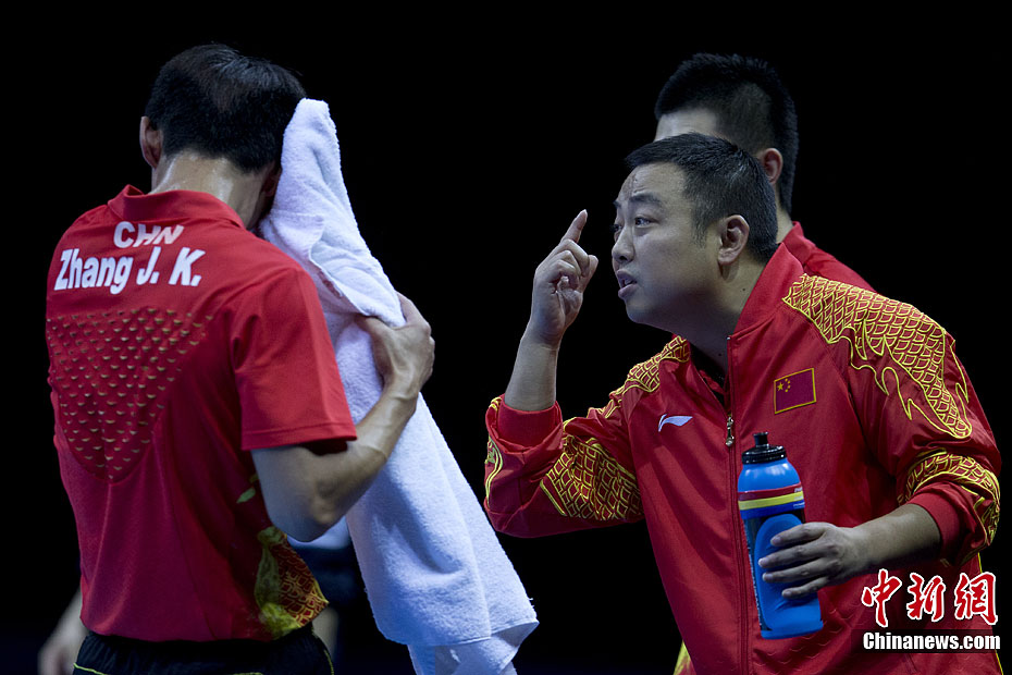 中国队翻盘瑞典队，张继科带队取胜